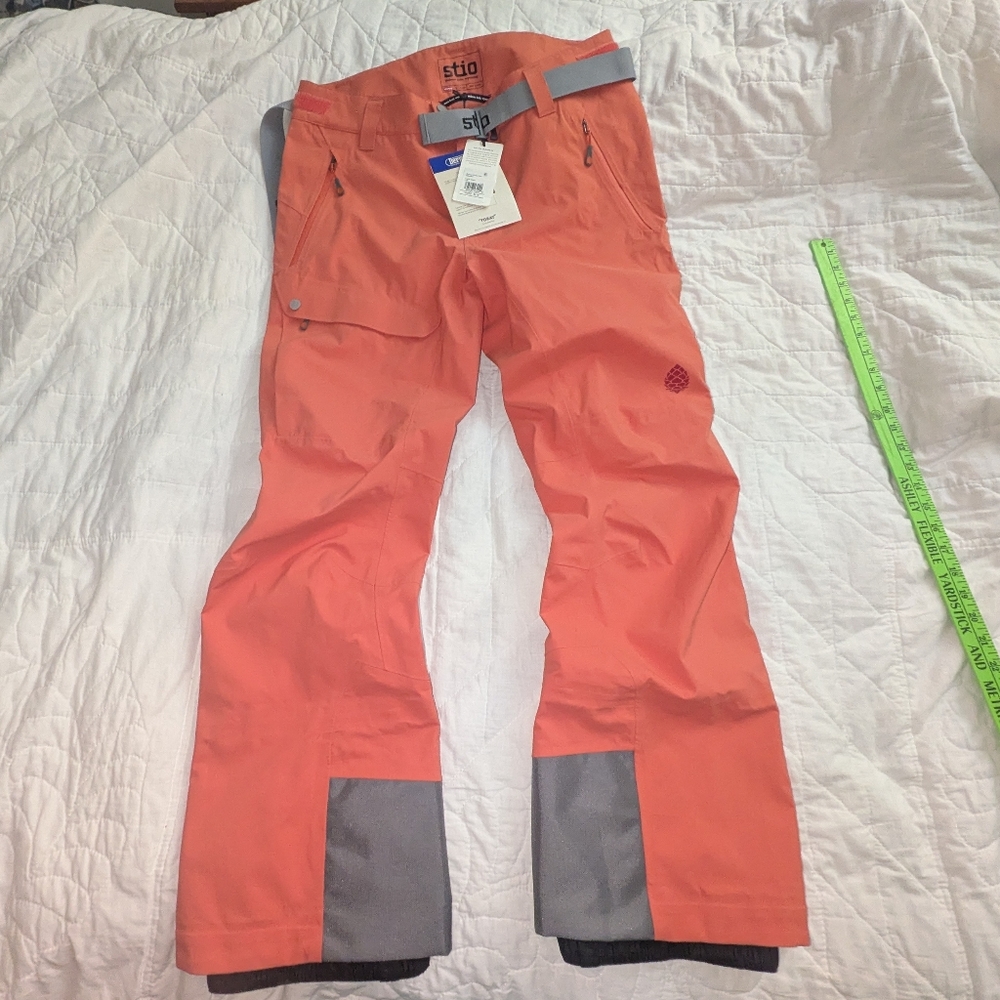 Stio Environ Women's L Smoky Salmon Ski and Snowboard Pants